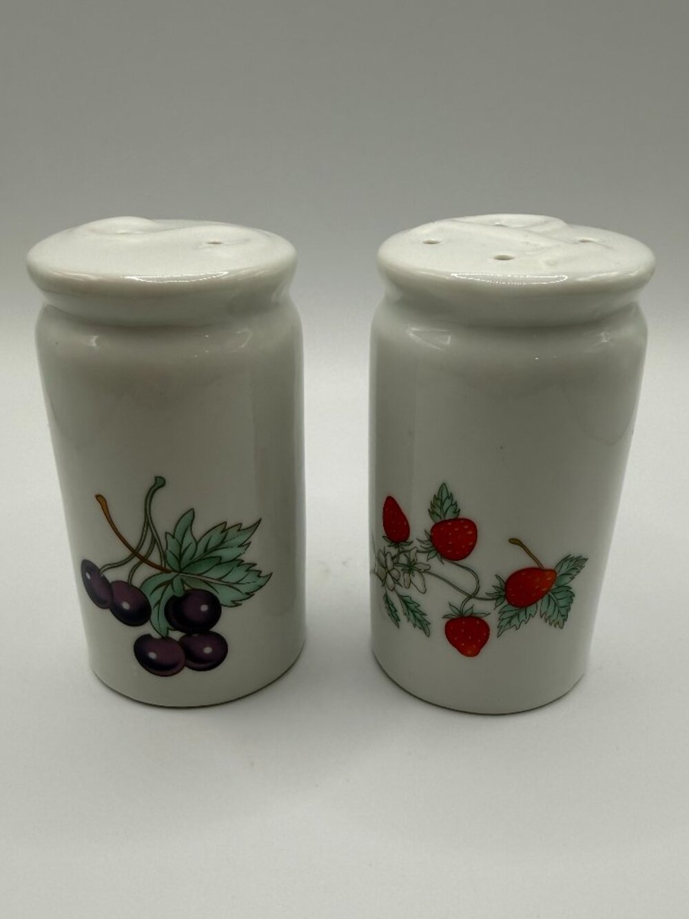 Ceramic Fruit Salt & Pepper Shakers